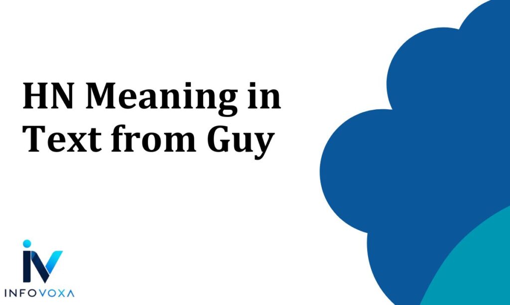 HN Meaning in Text from Guy
