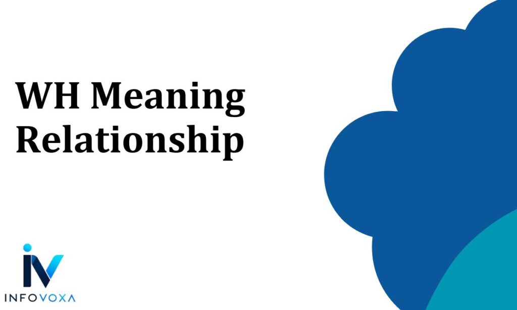 WH Meaning Relationship