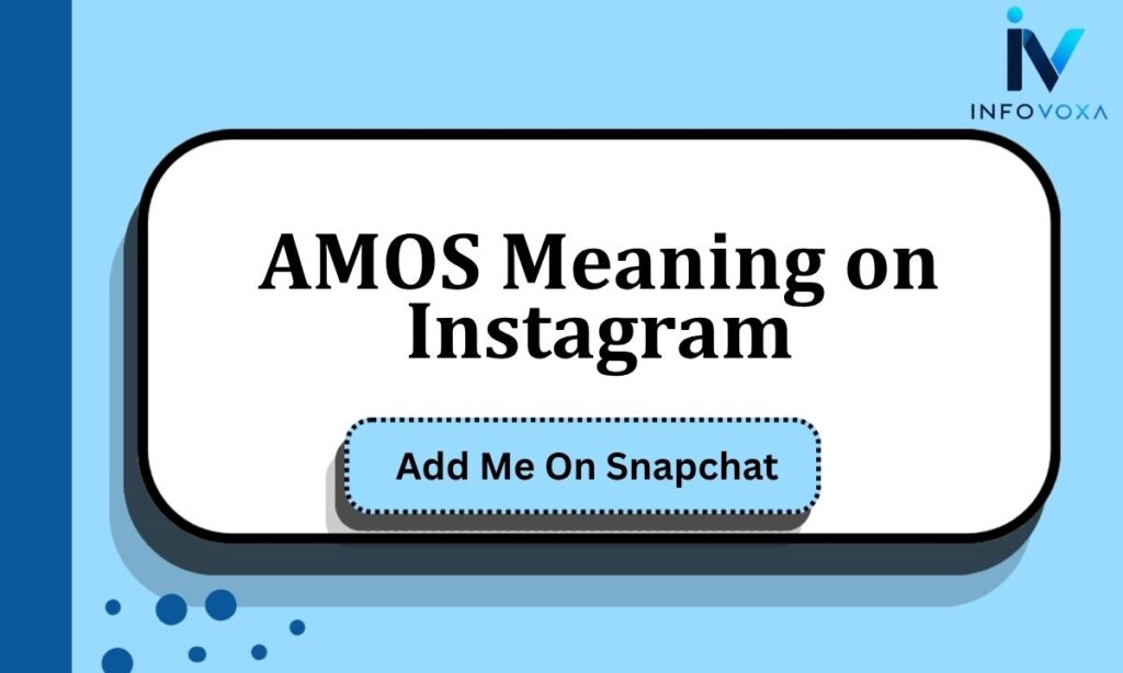 AMOS Meaning on Instagram