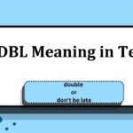 DBL Meaning in Text