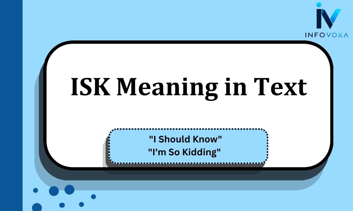 ISK Meaning in Text